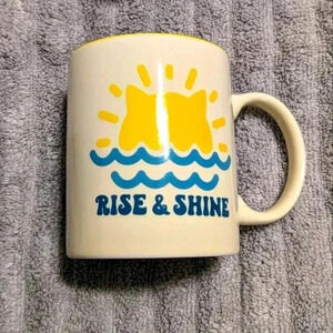 Purrfect Cat Ceramic Mug Rise‎ & Shine Sunshine  NIB